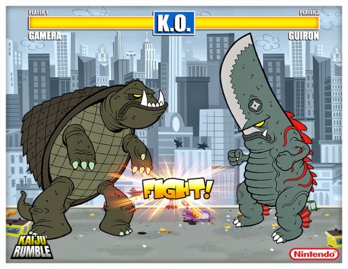 Porn photo xombiedirge:  Kaiju Rumble by Phil Postma / Blog / Store