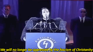mansons-horror-queen:  Marilyn Manson MTV Video Music Awards speech 1997