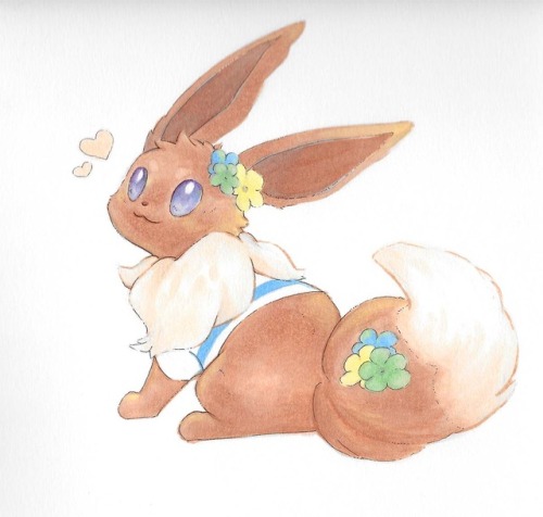 I already know how I’m going to dress my Eevee in Let’sGoEevee!twitter vers.