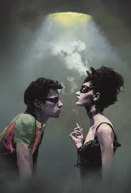 cinemagorgeous:  Artist Dave Seguin has a vivid and intense take on classic comic book heroes. 