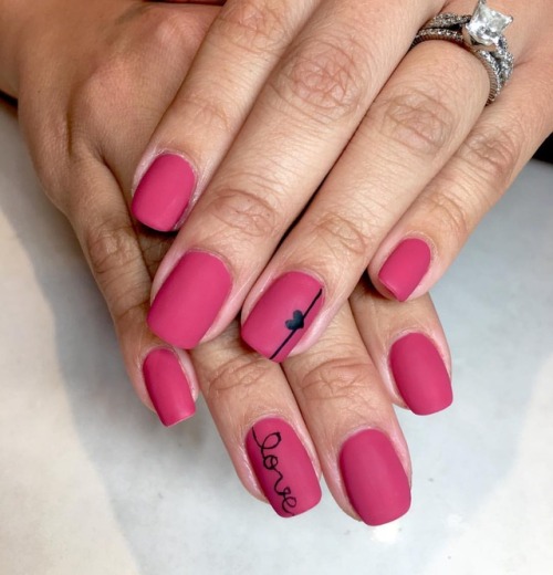 Fall matte colors | @bioseaweedgel {Marina} with hand-drawn love for @nancydediaz86 topped with @kup