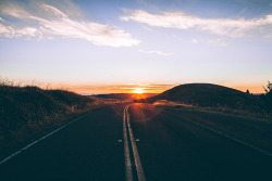 Marcel-White:  Sunset At Mount Tamalpais 