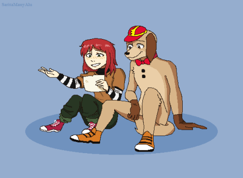 Minha Fanart De The Banana Splits! Eu Estou Desenvolvendo Uma AU Com O Personagem Fleegle E Uma Oc Minha