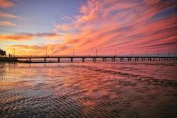 Keiranlusk: Sunset Magic Down By The Pier Tonight! Such A Beautiful Sky!  #Shorncliffe