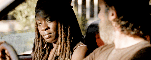 alwayssodramatic-deactivated201: Michonne &amp; the Grimes Family + affection
