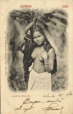   Sri Lankan Rhodiya, via Old Indian Photographs.