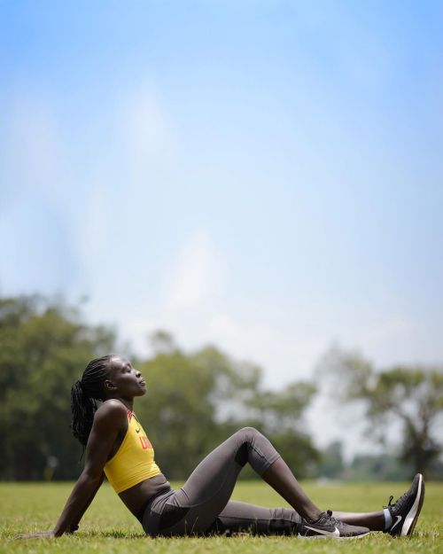 Editorial shots for Shida Leni, Uganda’s record holder for the 400m and 200m.# Shida_Leni #uganda 