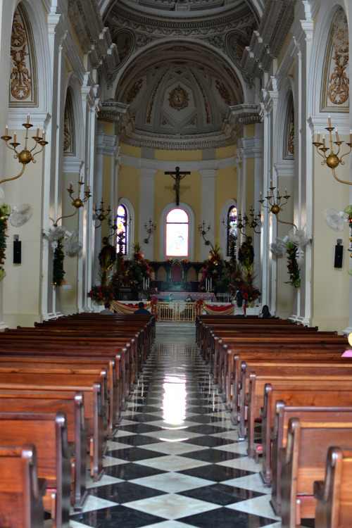 Cathedral of San Juan Bautista, Old San Juan, Puerto Rico. Top row: Exterior of the Cathedral. Secon