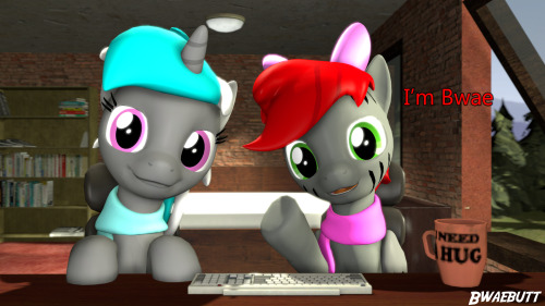 bwaebutt:ask-bwae-star:Ask blog is a go o3o  Ask away~Introducing my new ask blog thingy. Where you can go and ask two horses pretty much anything. Most if not all questions will be responded with a SFM pic. :3=o Looks cute owo