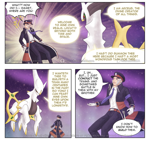 I dedicate this comic to @chipsncookies who inspired me to buy Pokémon Legends Arceus after all. Jus