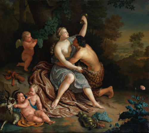 Willem van Mieris (1662 - 1747)Bacchus and Ariadne, 1730