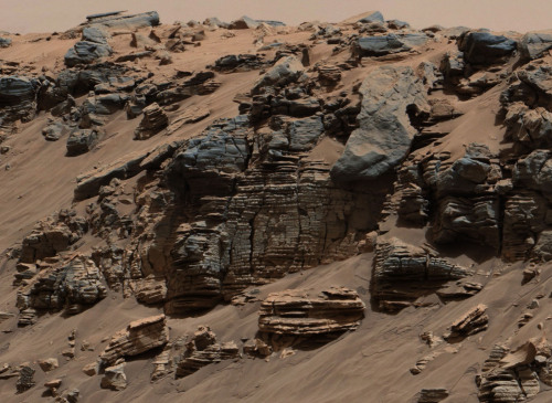 antikythera-astronomy:These areas, all around Mount Sharp on Mars, show extremely clear signs of anc