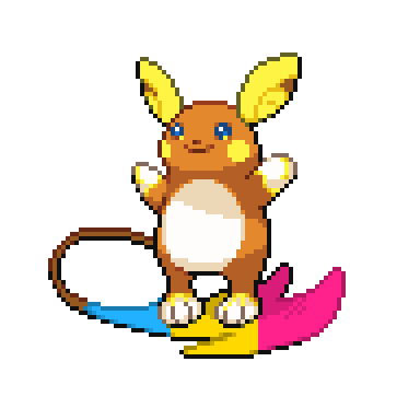 So it turns out that Alolan Raichu’s tail is 60 pixels wide, which divides very nicely into three, f