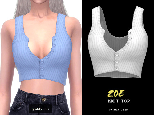 - Recent public releases -Emma Knit Set (40 swatches) [ DOWNLOAD ] ;Zoe Knit Top (40 swatches) [ DOW