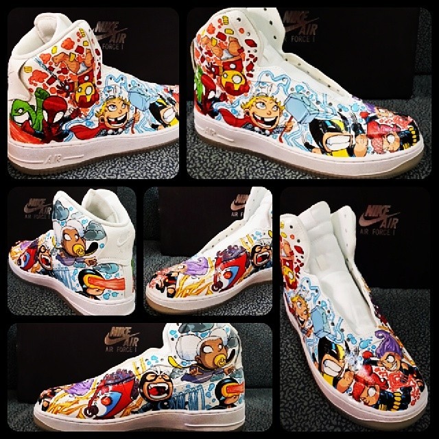 custom avengers shoes