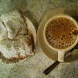 THIS IS HOW YOU SURVIVE MARDI GRAS!!! #cafedumonde