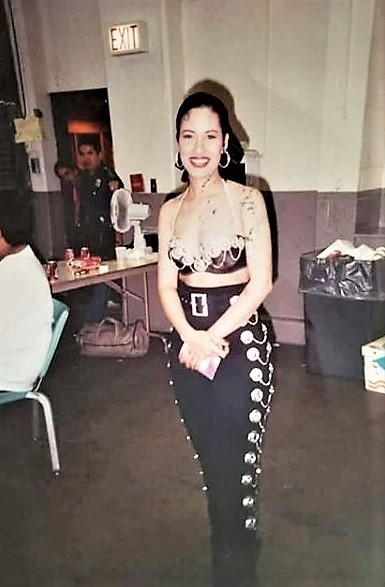 Selena at the Tejano music awards, 1992.