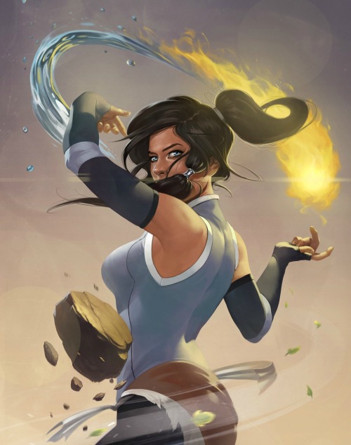 youngjusticer:  The show will return in July. Korra will face many villains, learn more about Zuko’s past from his daughter, and she might just get her very own dragon.  KORRA, by Victor Minguez.
