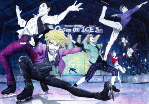 cleaned scans of the MAPPA YOI calendar! each artwork has a corresponding figure skating “event” tha