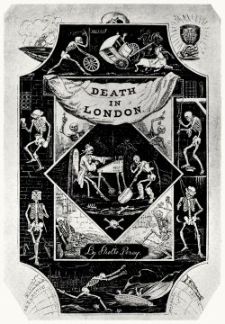 blackpaint20:  DEATH IN LONDON Suppressed plates, wood engravings, &amp;c., together with other curiosities germane thereto; being an account of certain matters peculiarly alluring to the collector (1907) George Somes Layard 