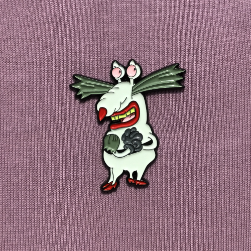 littlealienproducts:
“New! 📚 The Gromble 📚 1.5" Soft Enamel Pin by Midnight Dogs ✨
”