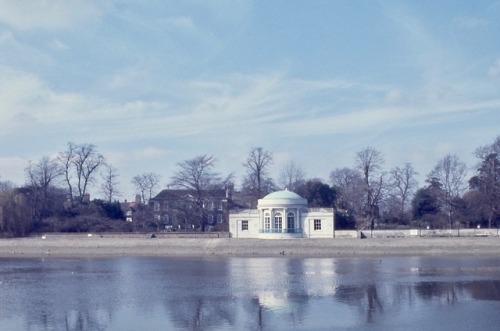 Riverside Scene, near Richmond Upon Thames, England, 1978.Both notes and memory fail me, and all I c