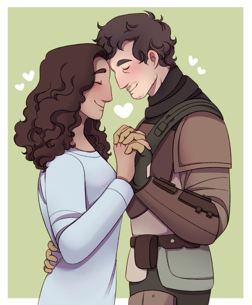 here’s a super cute self ship commission i did for @cherrypieships!!