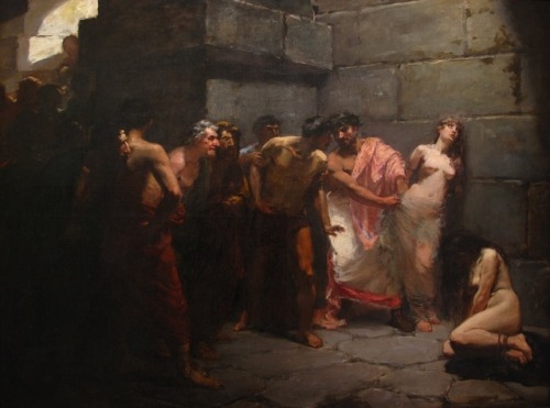 Christian Virgins Exposed to the Populace, 1884 by Felix Resurrección Hidalgo (Filipino, 1853–