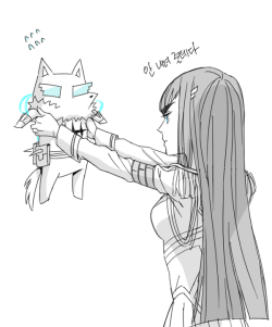 Sushiobunny:  Satsuki And Inumuta.  &Amp;Gt; U&Amp;Lt; &Amp;Lt;3