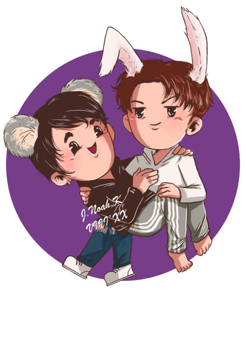 @graveformydarling commissioned me to create Sticker for the (art)content starved SaintZee fandom aa