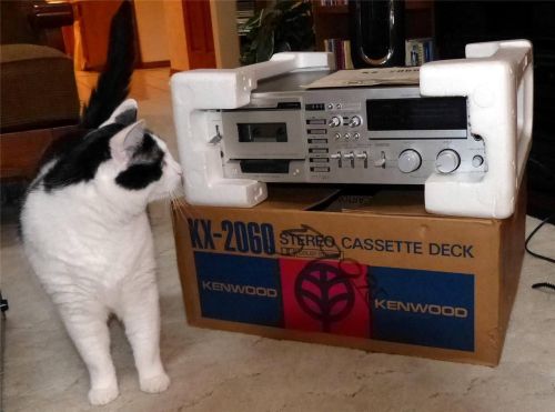 cassetteplayers:  Up for auction is a good condition Kenwood KX-2060 cassette deck. It comes with new belts, a manual and the original box. New belts just recently installed. Works great. Overall good working condition of a high quality player. Very high