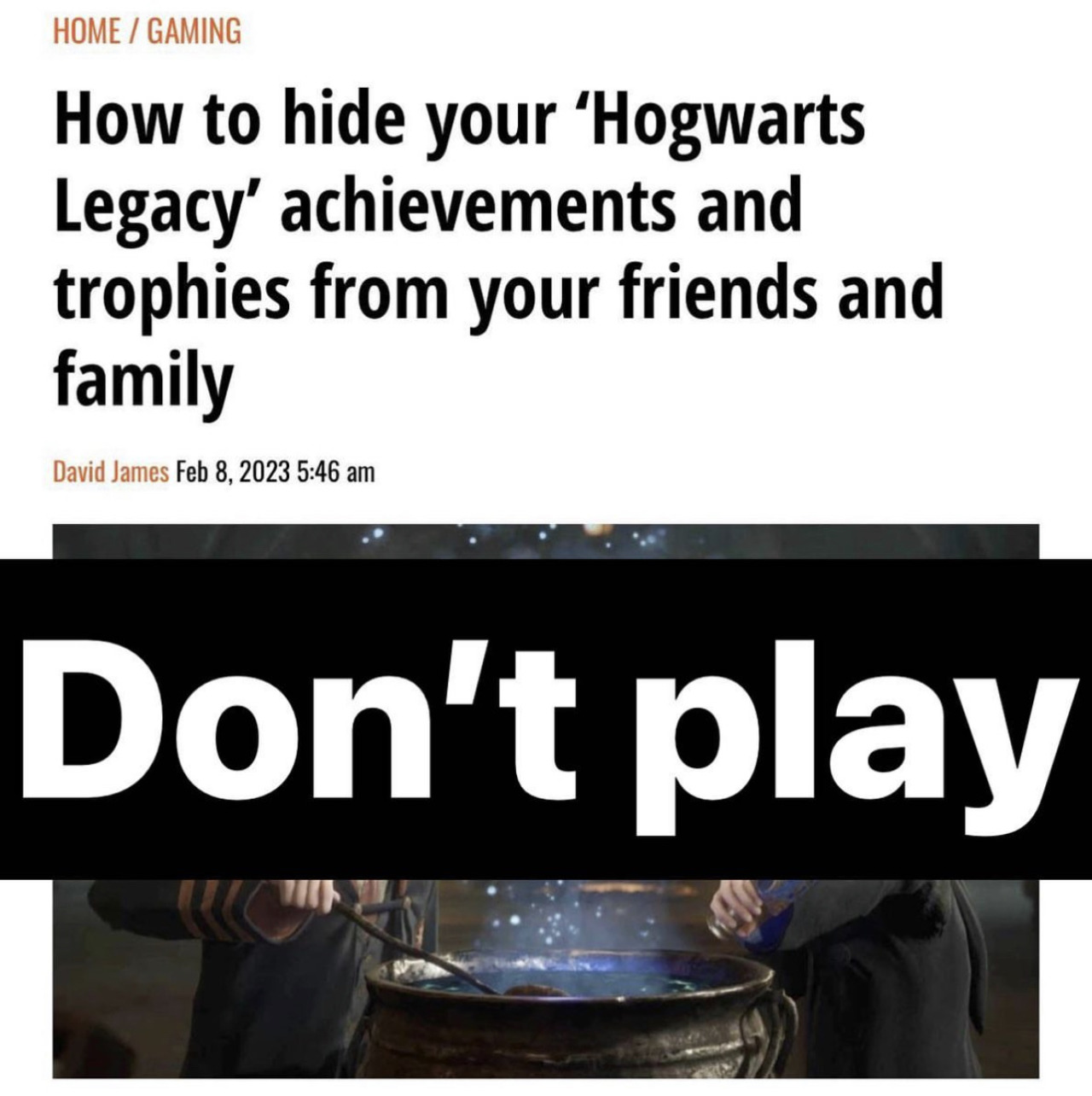 How To Hide Your 'Hogwarts Legacy' Achievements and Trophies From Your  Friends and Family