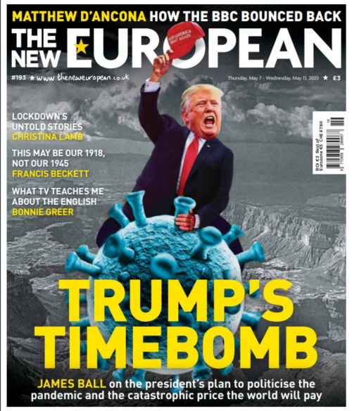 New Magazine Cover #33: The New European, May 7-13, 2020.