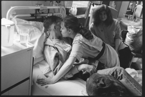 notyourdaddy:  Gideon Mendel’s The Ward Memories from the heart of the Aids crisis shows true love in a time of terrible tragedy. These heartbreaking and incredibly moving images show the affection and love shown during the height of the Aids crisis.