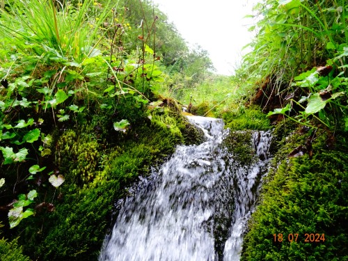 Small Waterfalls, Close To The Mountain