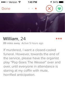 somefagonyourdash:  some tinder bios never cease to impress me 