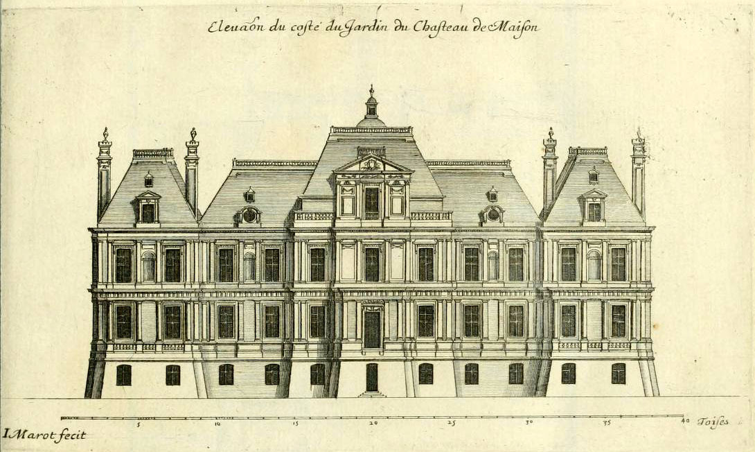 Elevation of the Château de Maisons