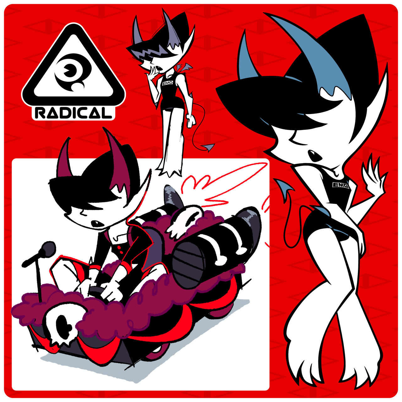 pan-pizza:  Emo Reggie ConceptI love her so much and finally come up with a default