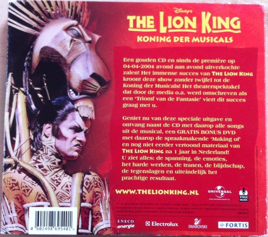 Poesie the king musical nederland dvd Napier Begeisterung