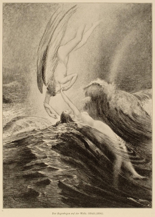 Walter Crane (1845-1915), ‘Der Regenbogen auf der Welle’ (The Rainbow on the Wave), &ldq