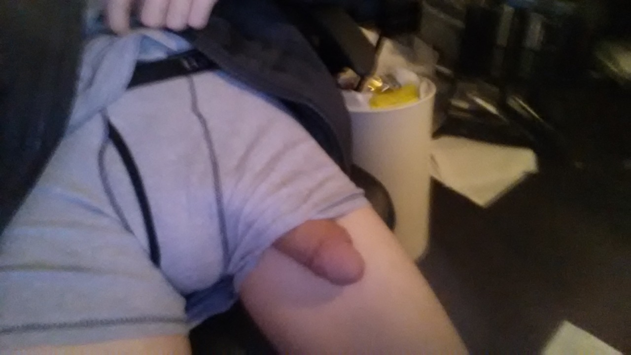 bigcockbrad:  peeking out   beg. whine. lick.