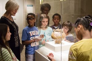 We recently hosted third graders from DC school Inspired Learning. Led by our wonderful Docents, the