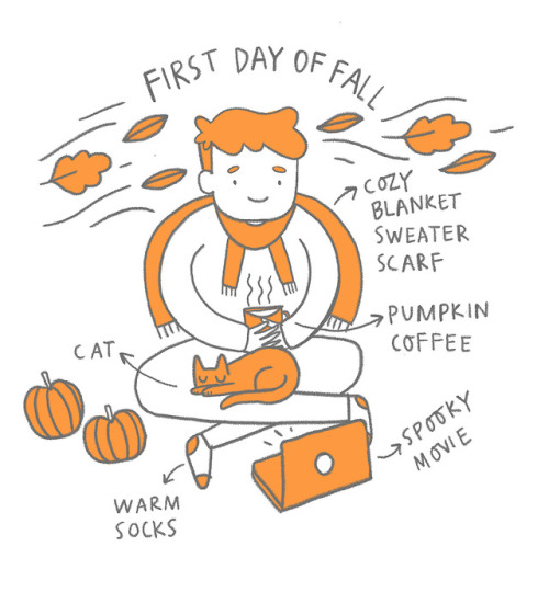 andyrogyny:Happy first day of fall! I’m only mildly obsessed with this season.
