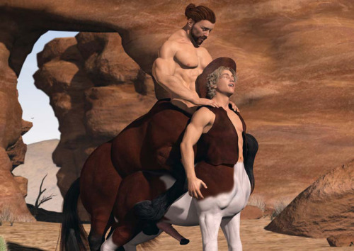 priapusofmilet:  Centaur Tale - Anonymous commission with very kind permission to be published on my blogs. It´s the story of Haley and Scott, two centaurs riding West.If you want to know more about this and other projects, have a look at my Patreon