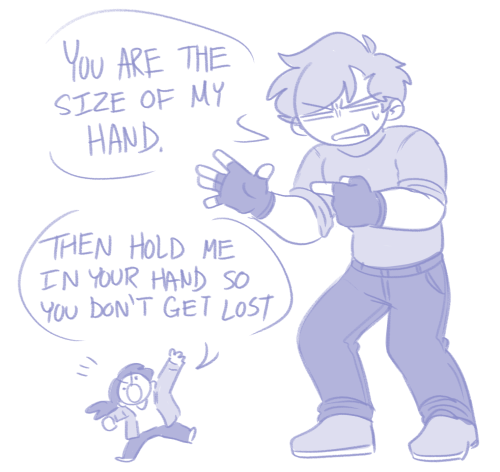 He's Going To Get So Lost And I'll Never Be Able To Find Him