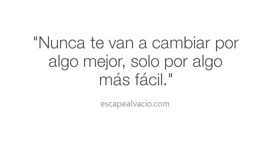 Escape al vací­o