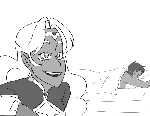 biteitwhenitssoft: i KNOW this has been done before but lord i had tofirst time drawing allura! x