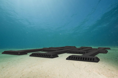 kqedscience:Ocean Floor Mats Send Power to the Surface“A wave power technology called M3 Wave dispen