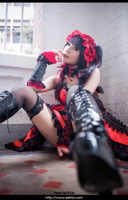 hot-cosplays-babes:  DATE A LIVE Kurumi Cosplay