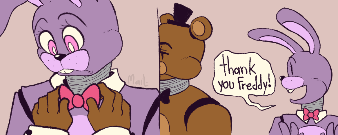 marl-pigface:  just Papa bear taking care of his kids idk I think Freddy is very